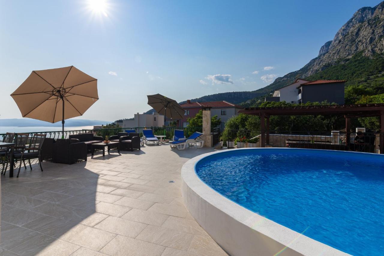 Navis Sea View Apartment With Pool Makarska Dış mekan fotoğraf