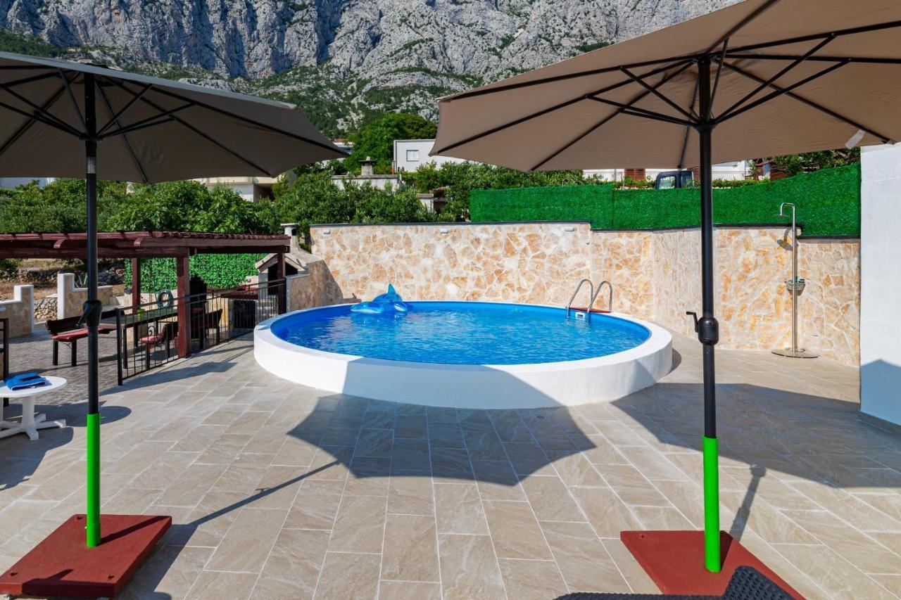 Navis Sea View Apartment With Pool Makarska Dış mekan fotoğraf