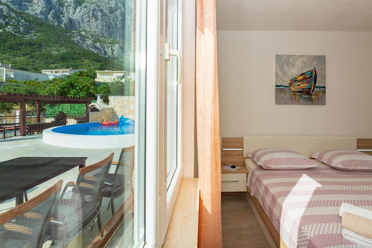 Navis Sea View Apartment With Pool Makarska Dış mekan fotoğraf