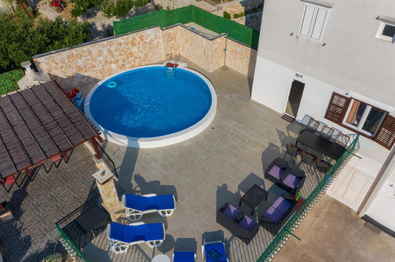 Navis Sea View Apartment With Pool Makarska Dış mekan fotoğraf